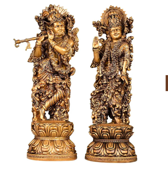 car dashboard krishna idol