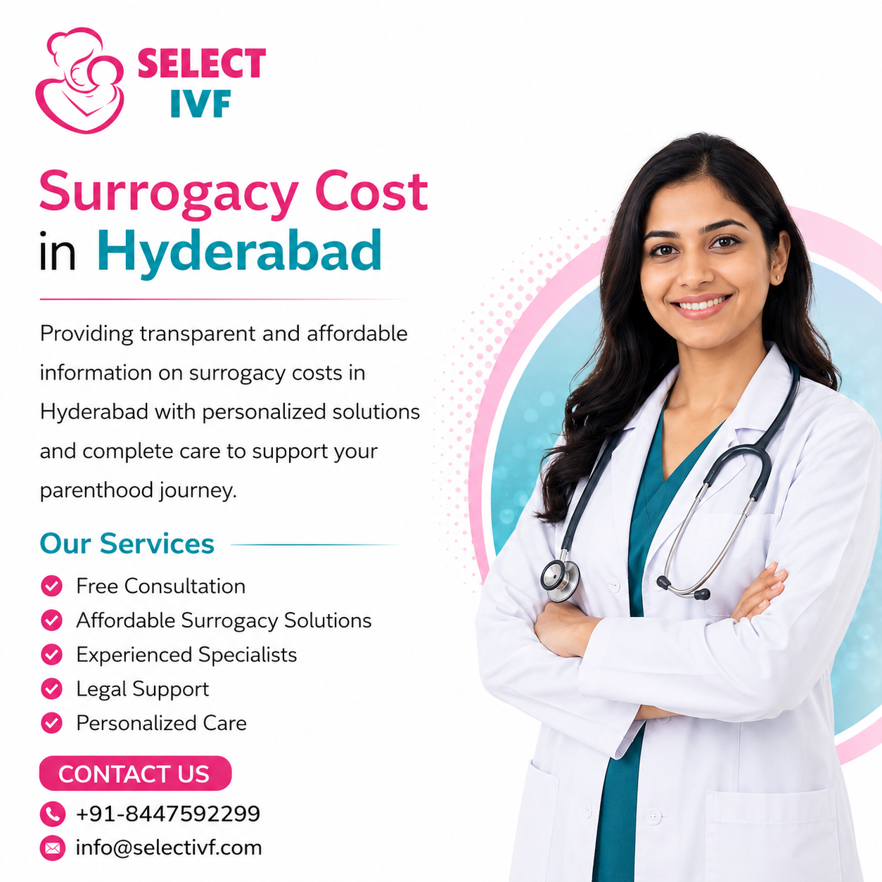 Surrogacy Costs in Hyderabad