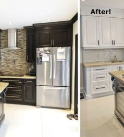 Paint Squad Cabinet Refinishing