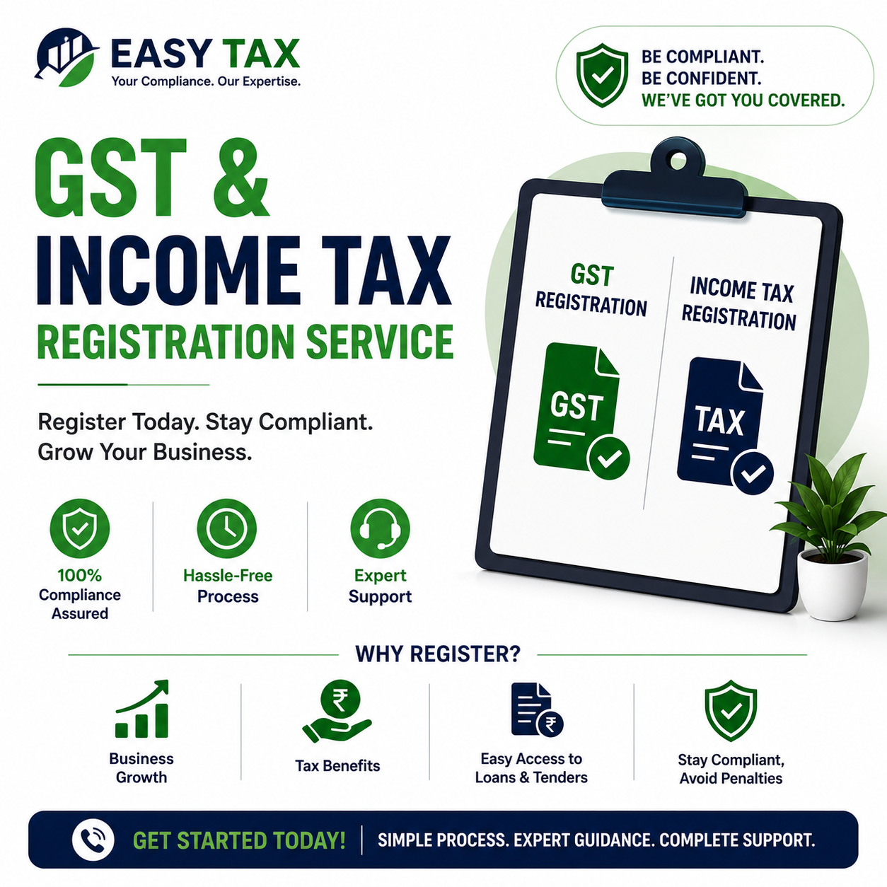 Income Tax and GST Registration Services