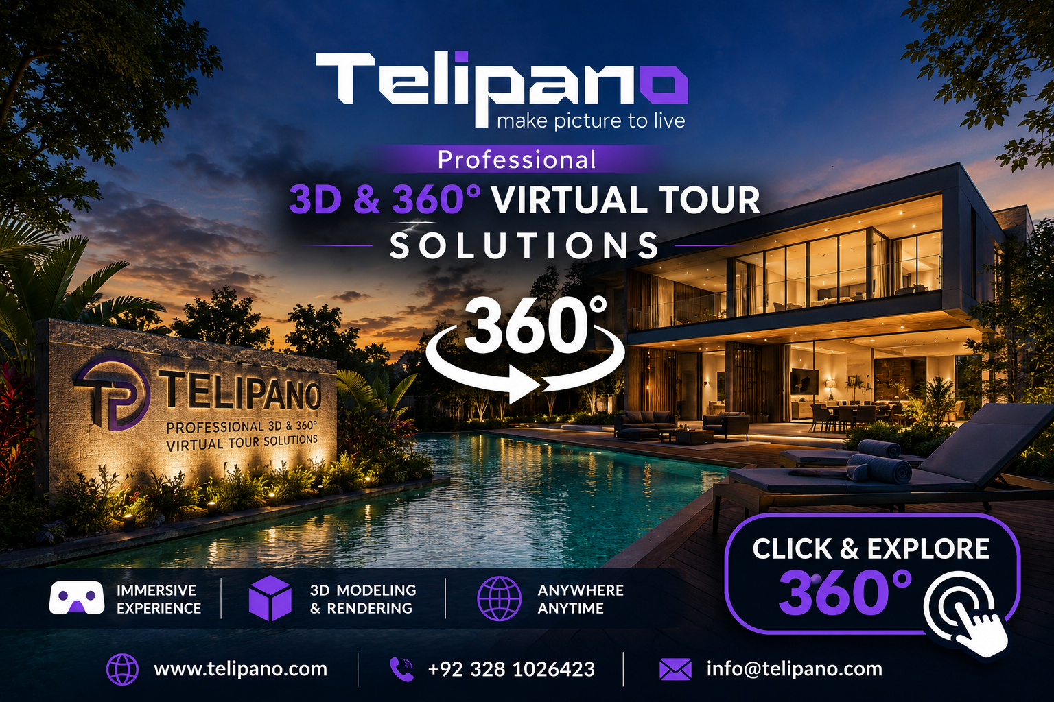 Telipano | Professional 3D & 360° Virtual Tour Solutions