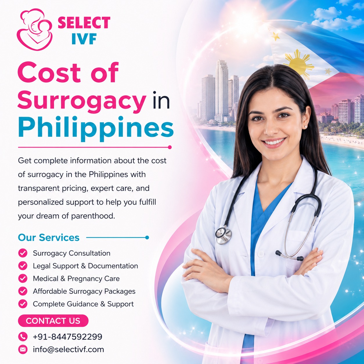 Cost of Surrogacy in Philippines