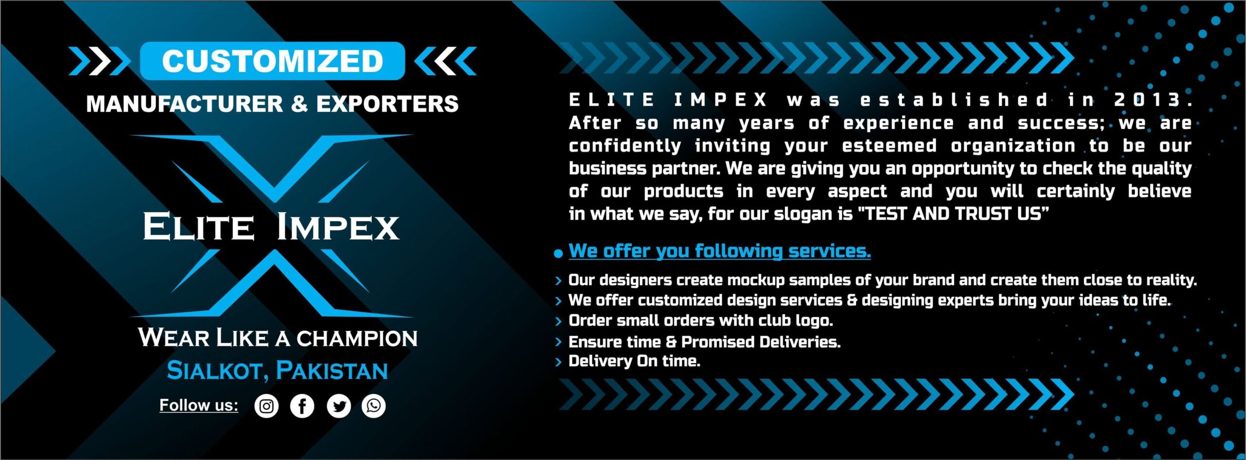 Custom Apparel and Sportswear Manufacturer