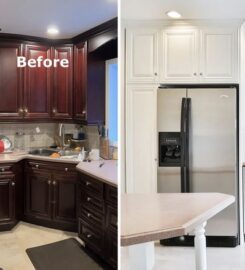 Paint Squad Cabinet Refinishing