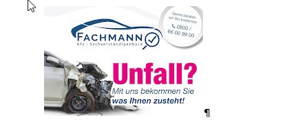 FACHMANN Kfz-Gutachter Erlangen – TÜV-zertifizierter Unfal &hellip;