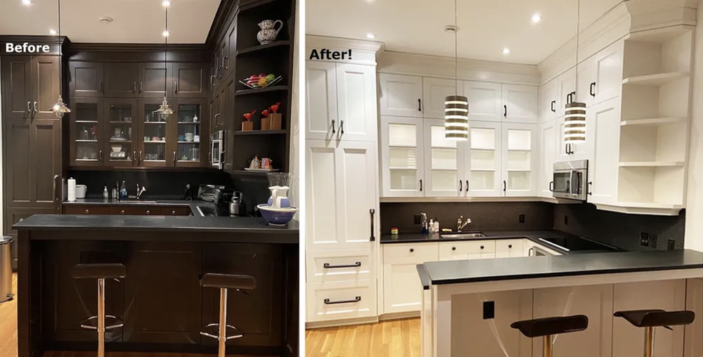Paint Squad Cabinet Refinishing