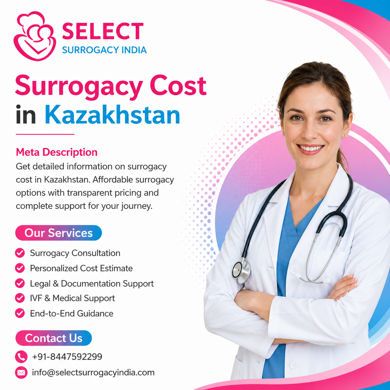Surrogacy Cost in Kazakhstan