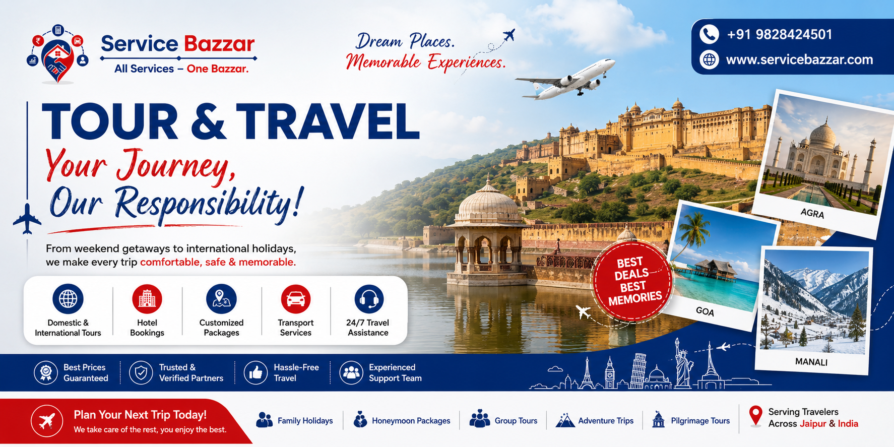 Tour Travels Agency in Jaipur – Service Bazzar