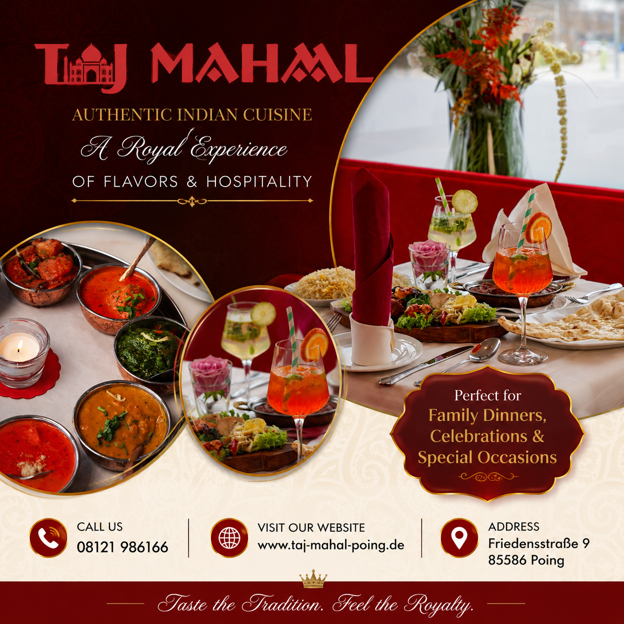 Taj Mahal Poing – Authentisches Indisches Restaurant