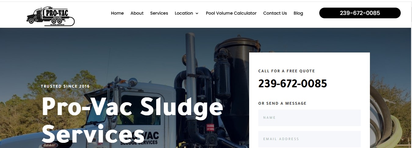 Provac Sludge Service