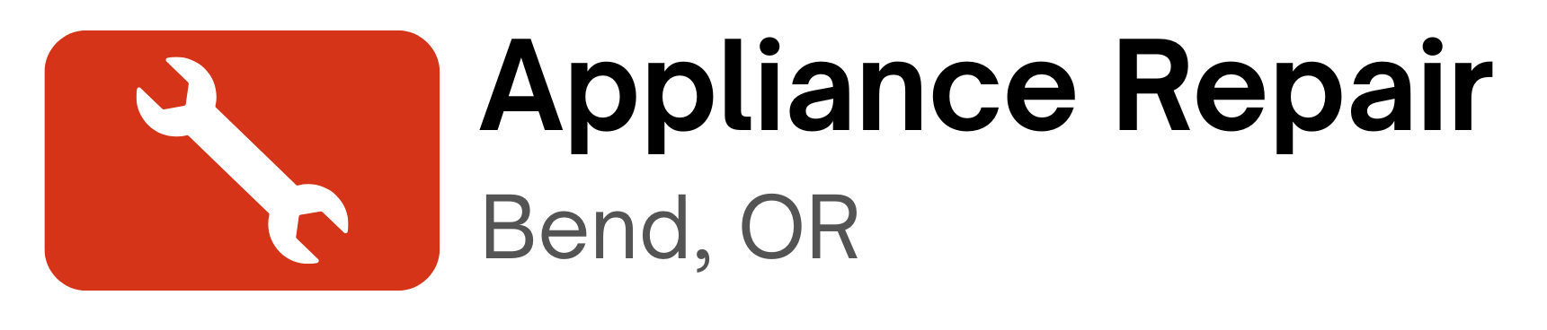 Appliance Repair Bend