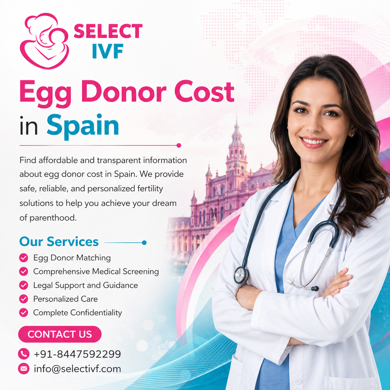 Egg Donor Cost in Spain