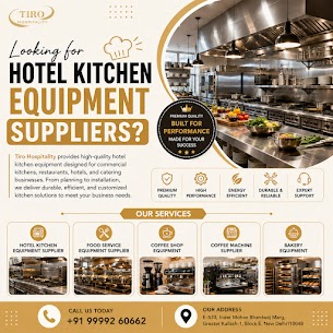 Tiro Hospitality | Commercial Kitchen Equipments