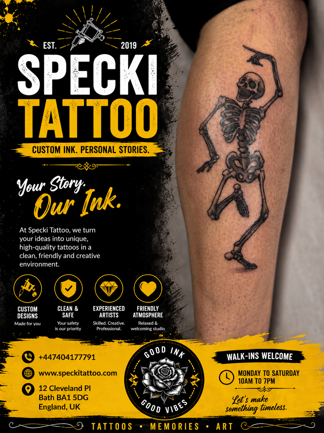 Specki Tattoo | Independent Tattoo Artist · Bath