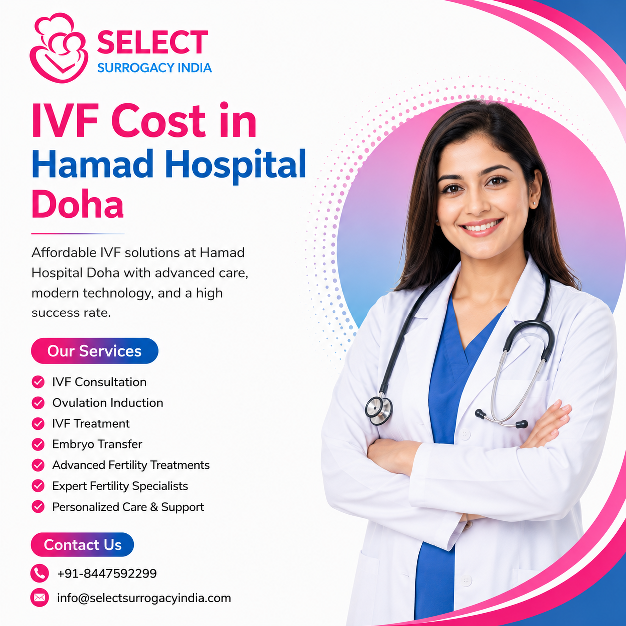 IVF Cost in Hamad Hospital Doha