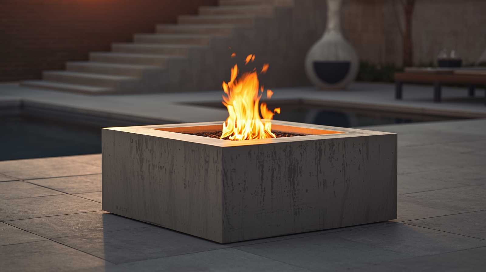 Outdoor Fire and Patio