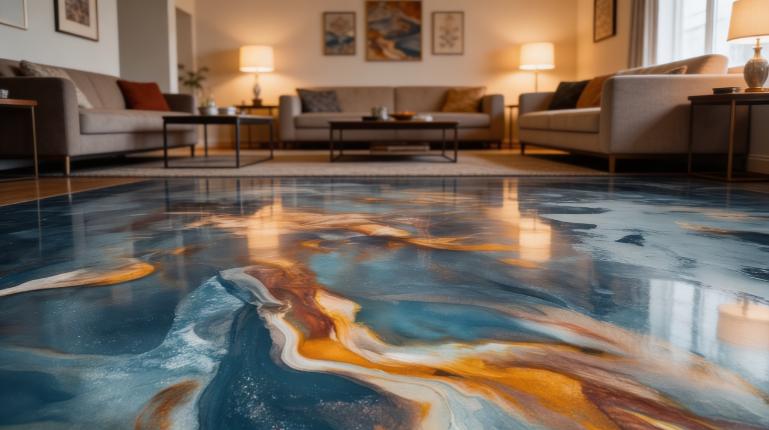 Marble Effect Epoxy Flooring Ltd