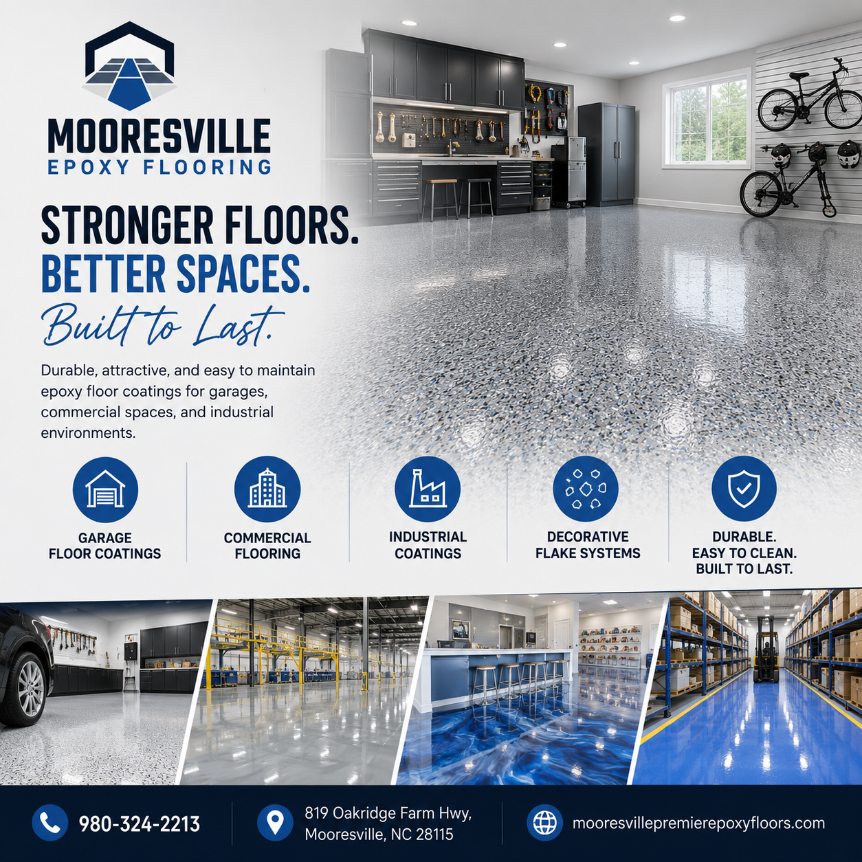 Garage Floor Durability in Mooresville, NC