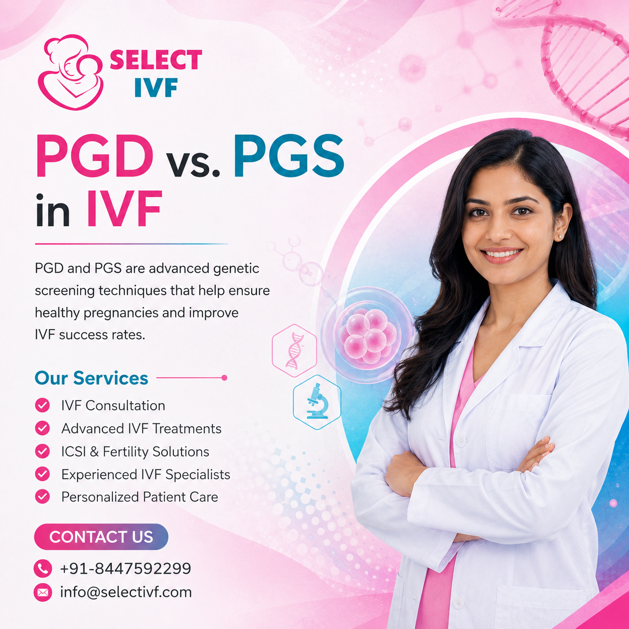PGD vs PGS in IVF