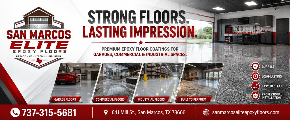 Garage Floor Modernization & Epoxy Flooring in San Marcos, TX