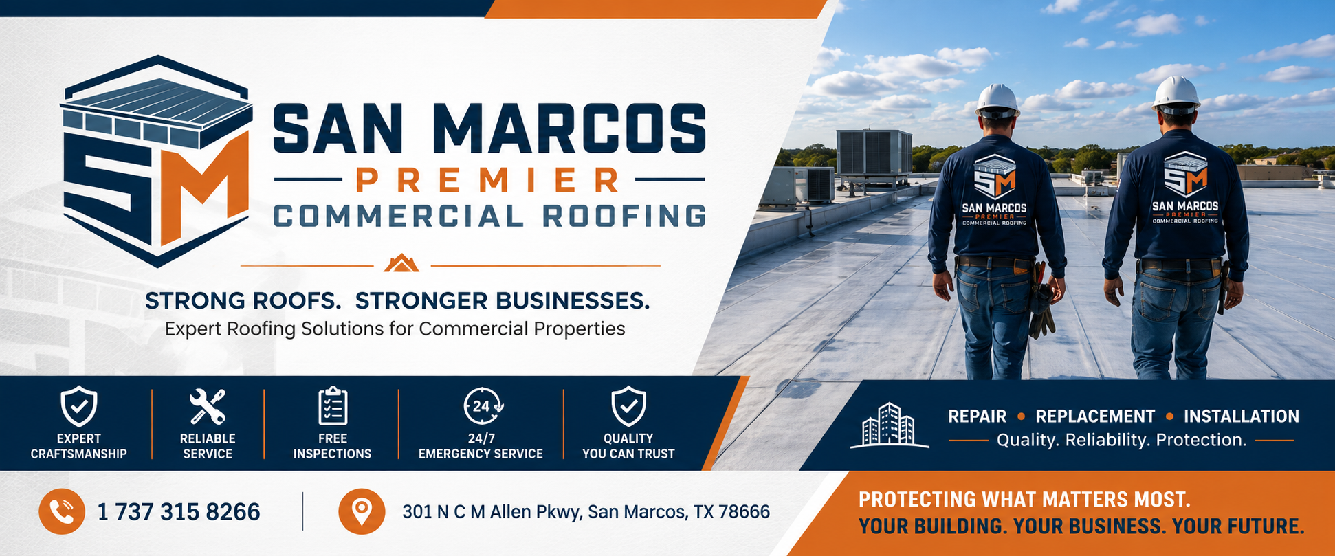 Commercial Roof Installation in San Marcos, TX