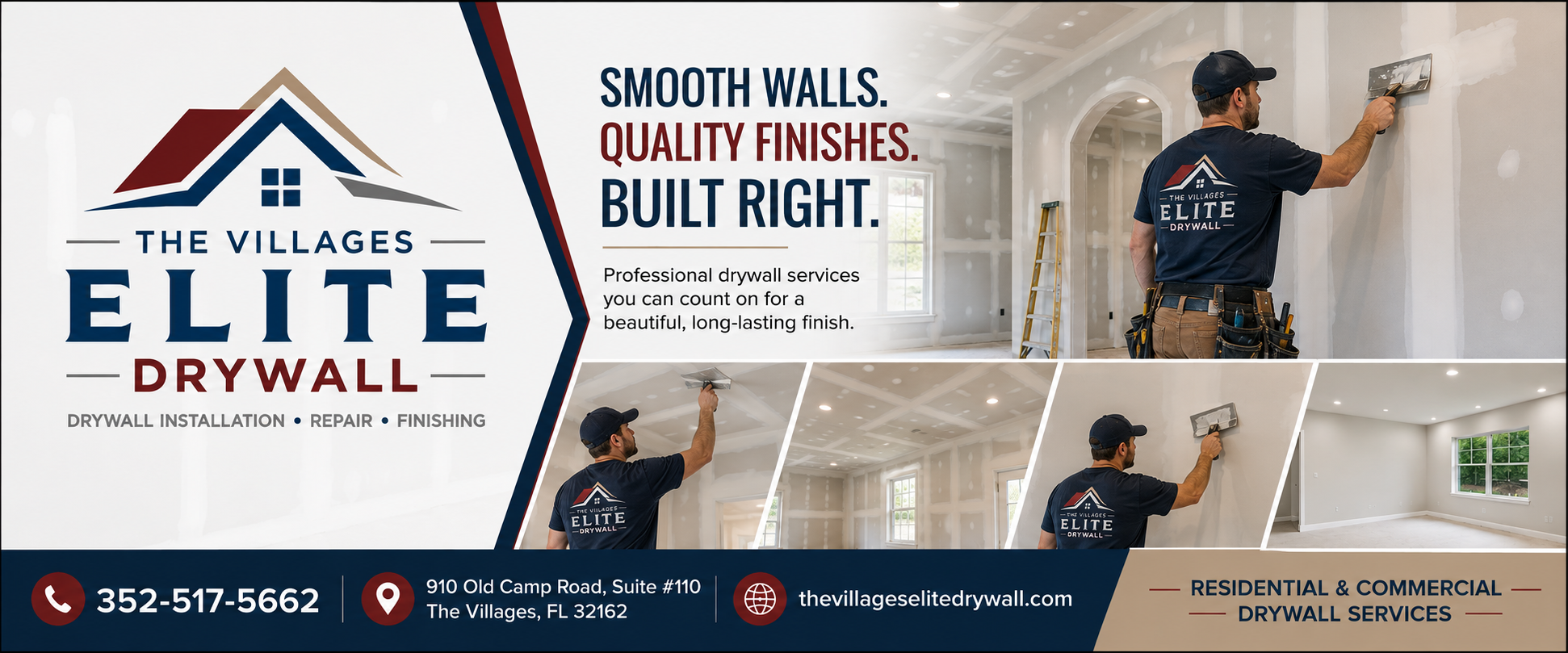 Residential Drywall Installation in The Villages, FL