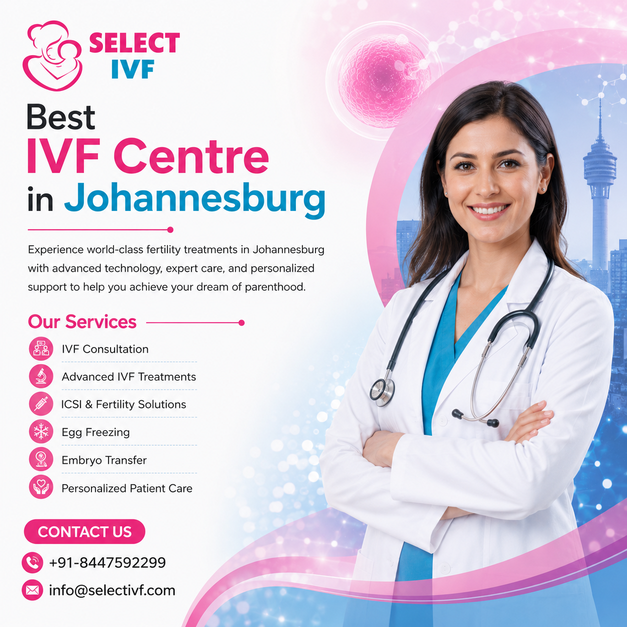Best IVF Centre in Johannesburg