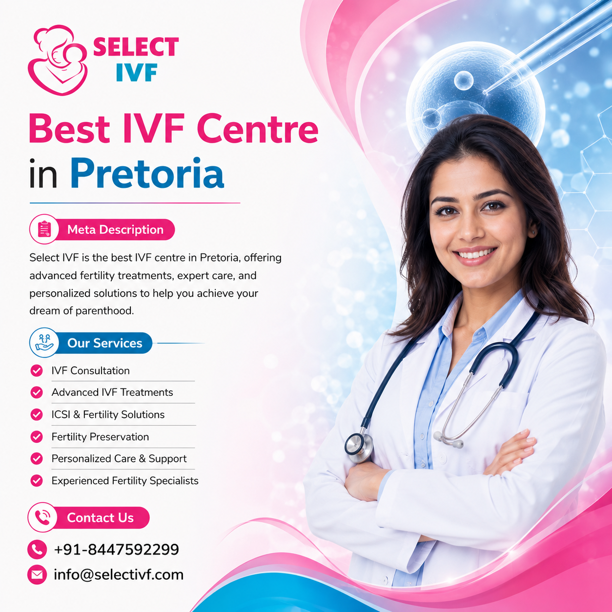 Best IVF Centre in Pretoria