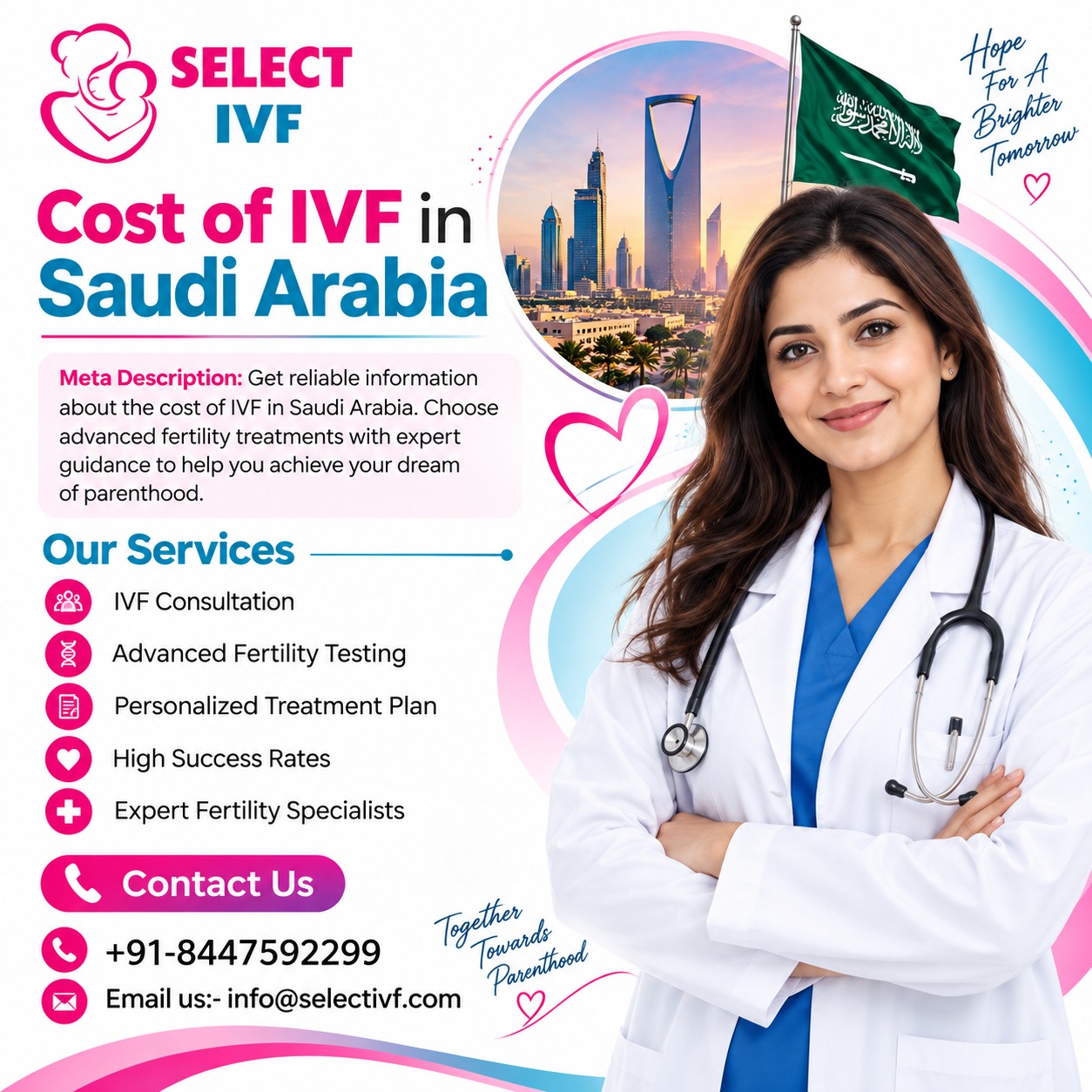 Cost of IVF in Saudi Arabia
