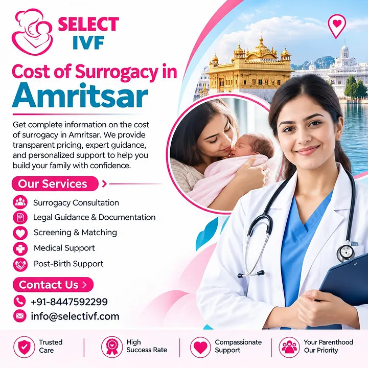 Cost of Surrogacy in Amritsar