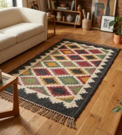 Handmade Kilim Rugs Woven in Rajasthan, Shipped Worldwide