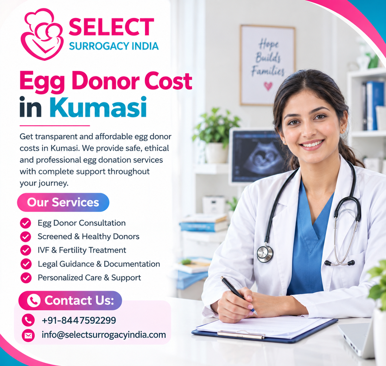 Egg Donor Cost in Kumasi