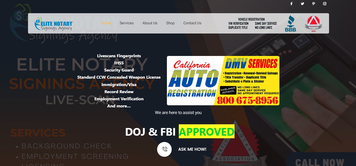 Elite Notary Signings Agency Notary Immigration Services Livescan &hellip;