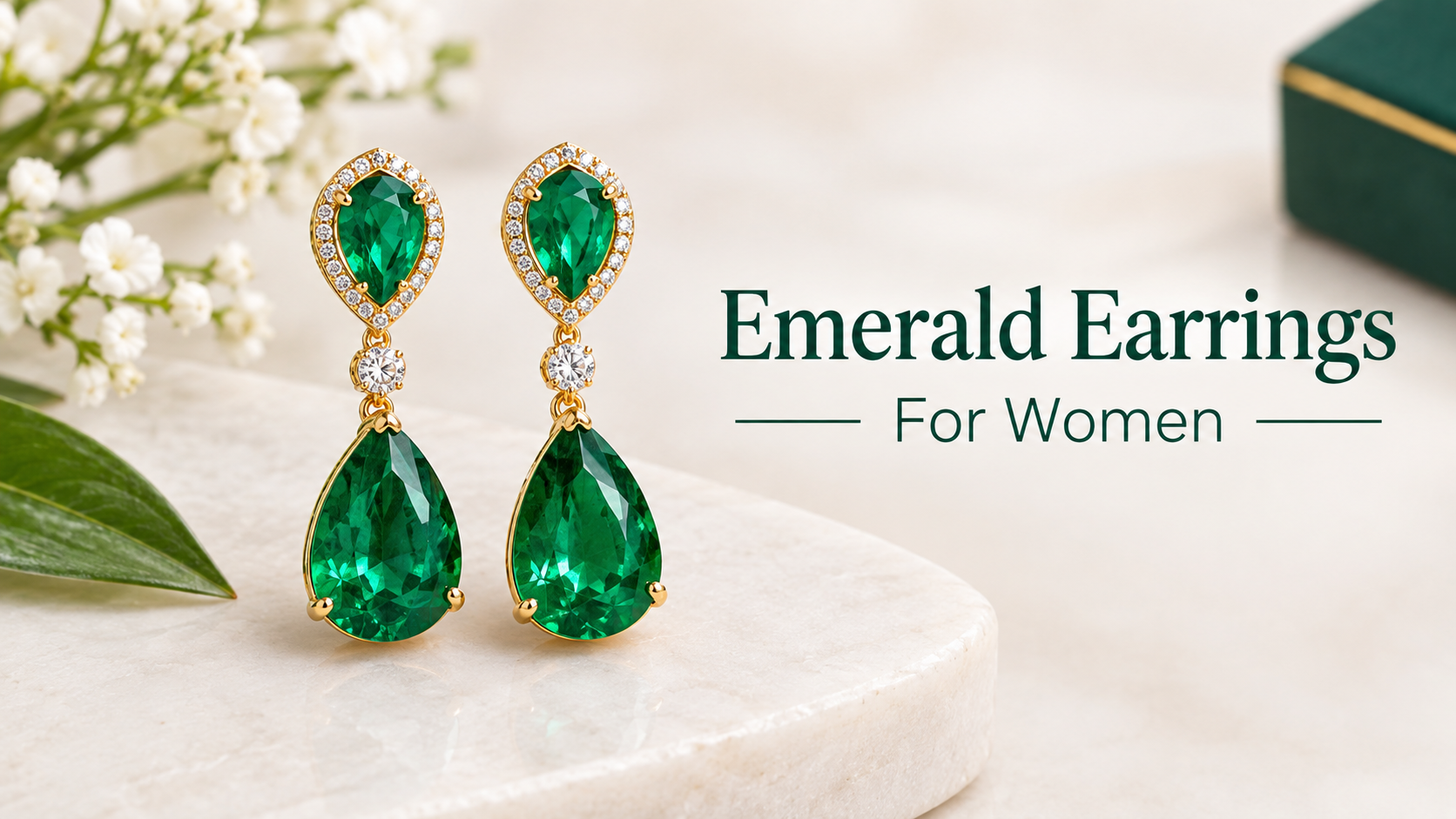 Emerald Earrings For Women