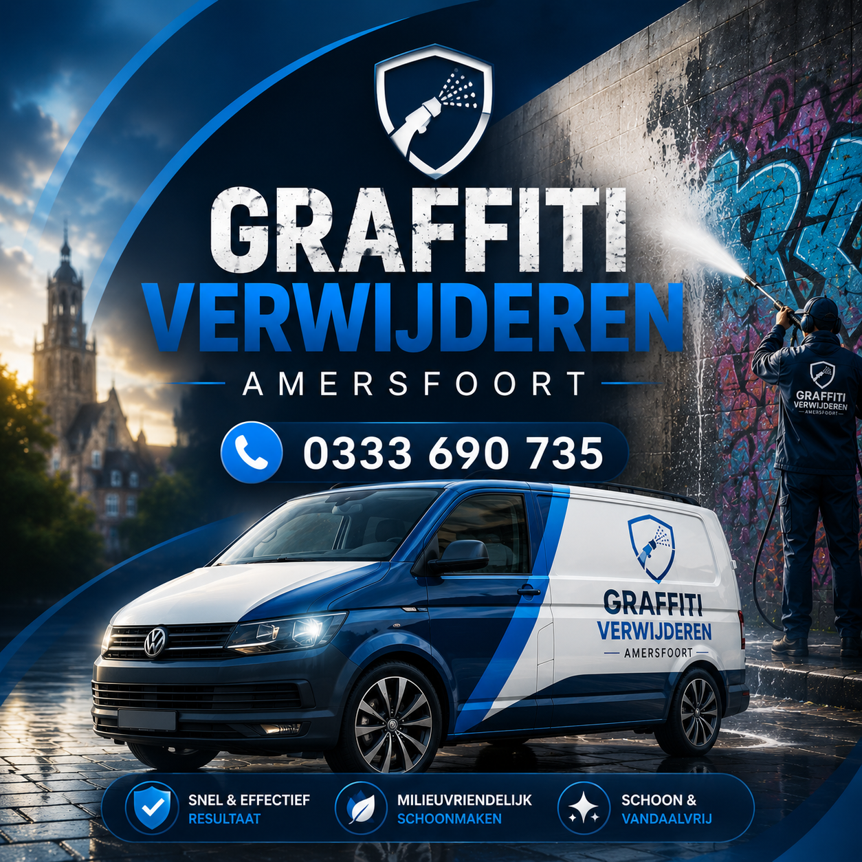 Graffiti verwijderen Amersfoort