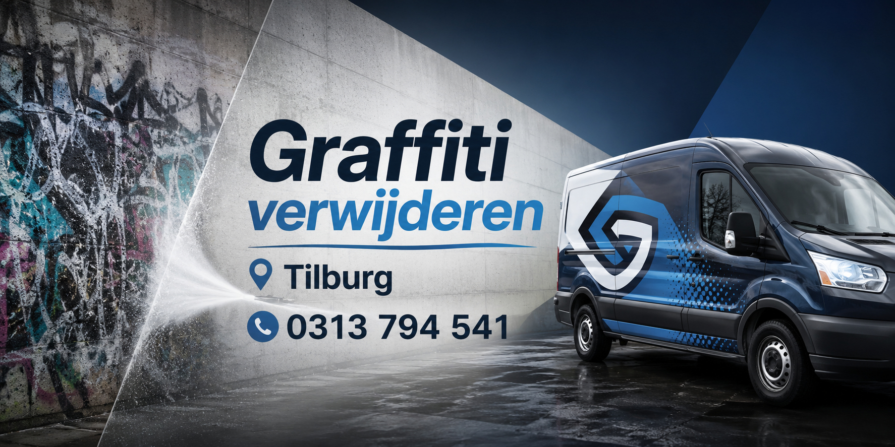 Graffiti verwijderen Tilburg