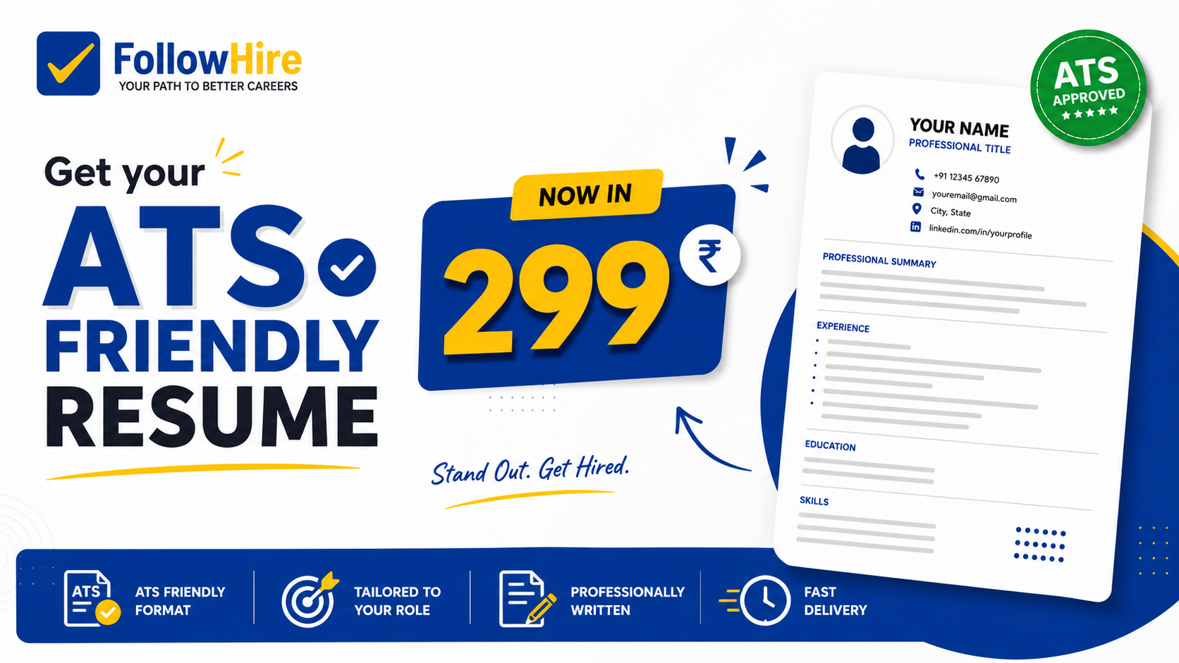 ATS Friendly Resume Builder & Resume Maker